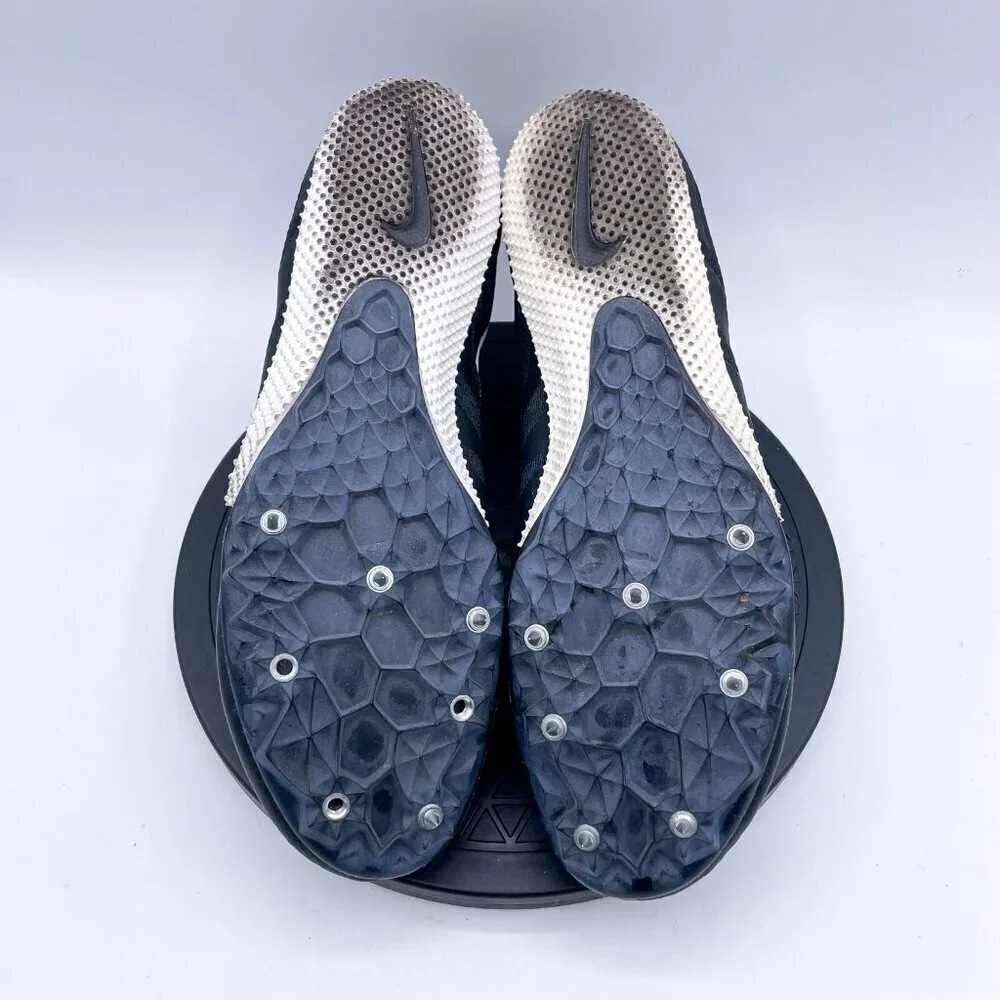 Nike Shoes Mens 9.5 Zoom Rival S 9 Track Spikes Sneakers 907564-017 Black White